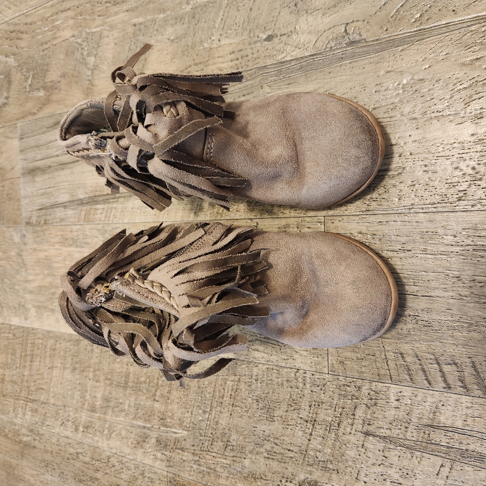 Rock & Candy Kids Boots with Fringe - Brown